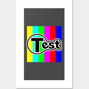 Test - bright colors Posters and Art